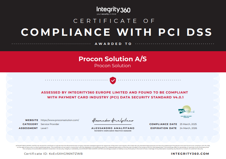 Screenshot 2025-04-09 094312 Procon Solution is PCI DSS for 8 consecutive years - Procon Solution